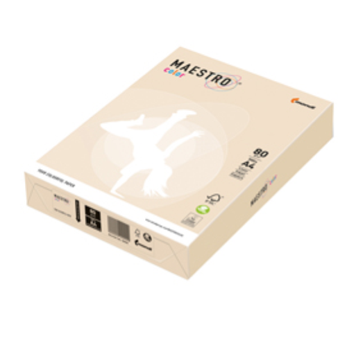 Carta Maestro Color - A4 - 80 gr - avorio/crema tenue CR20 - Mondi - conf. 500 fogli